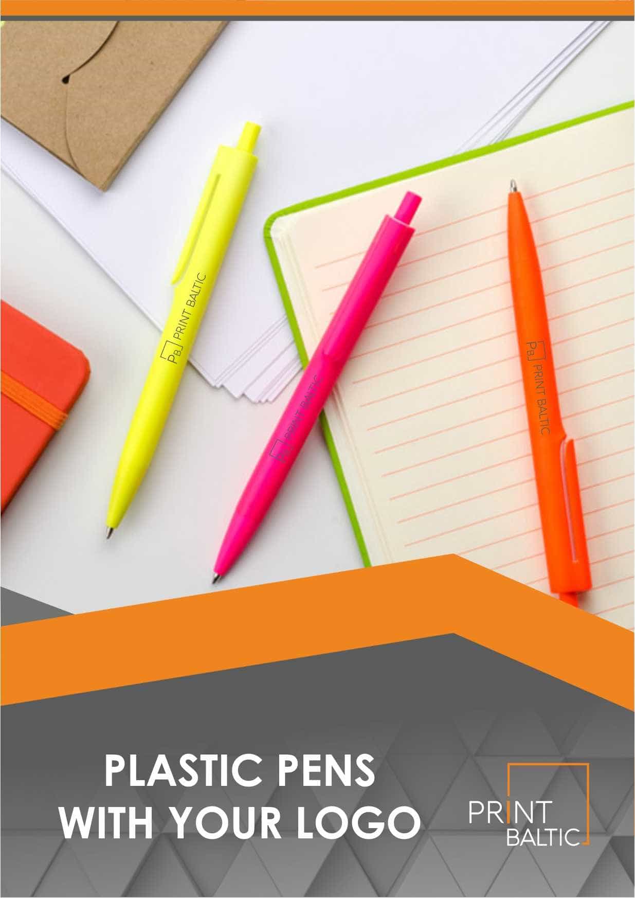 Plastic pens